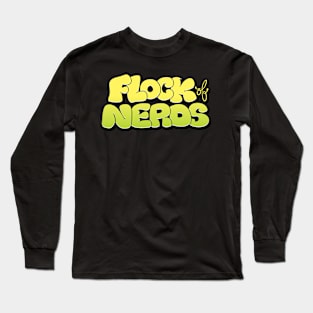 Flock of Nerds - Mellow Yellow Long Sleeve T-Shirt